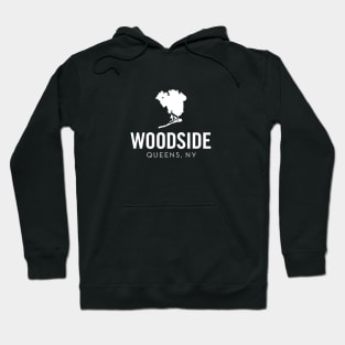 Woodside, Queens - New York (white) Hoodie